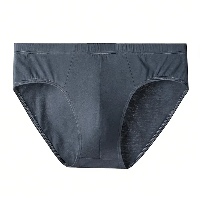 5Pcs Random Color Men's 100% Cotton Breathable Briefs Comfortable Male Underwear Lingerie Sexy Elastic Panties Underpants — image 8