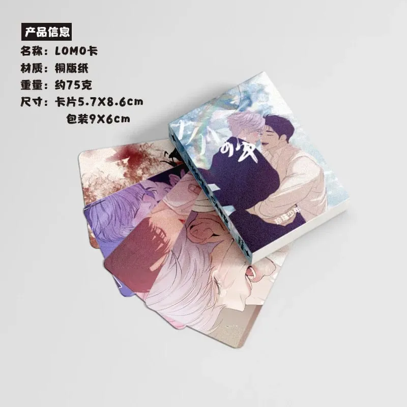 Pearl Boy Photo Card Boxed55Zhang 57x86mm Korean slow-speed peripheral laserLOMOCard Anime Postcard — image 2