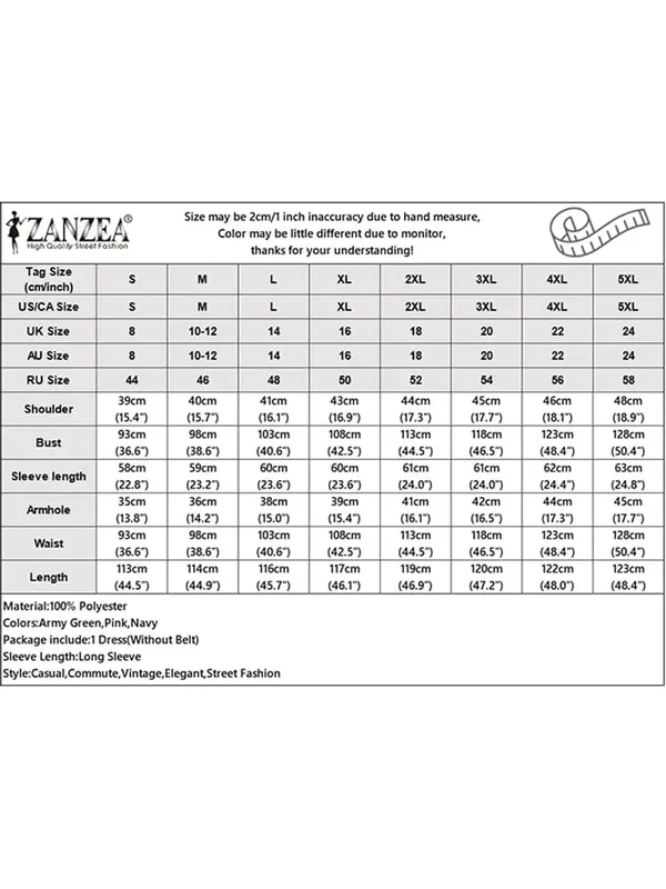 Stylish Autumn Overalls Dress ZANZEA Women Fashion Shirt Dress 2025 Elegant Long Sleeve Dresses High Waist OL Work Sundress Robe — image 6