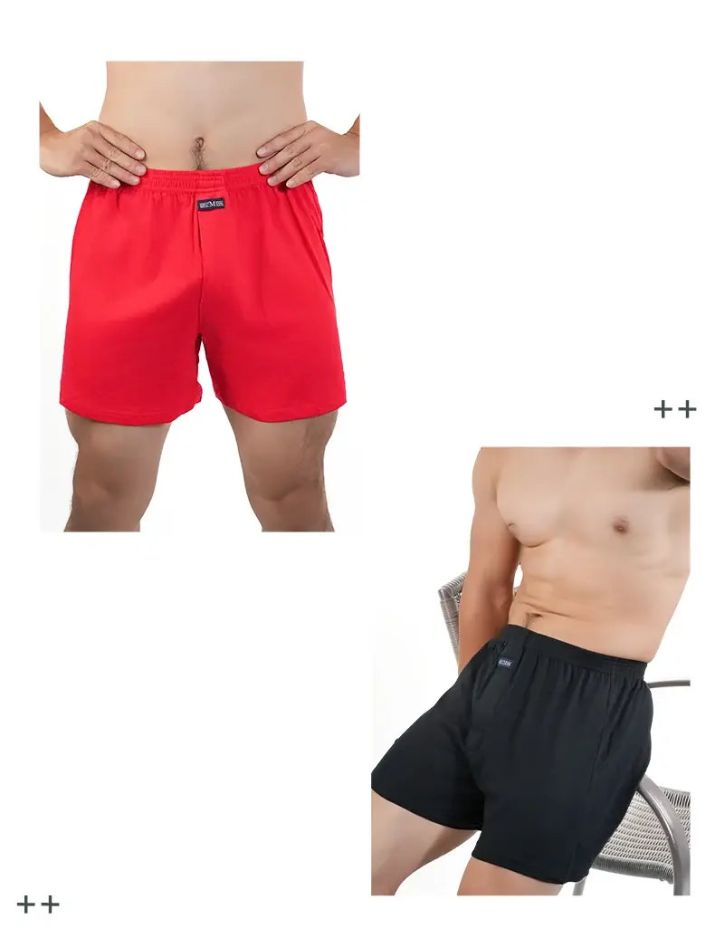 1PC gros caleçon solide bas de pyjama à la maison grande taille boxeurs slip pour hommes taille haute Allo pantalon coton pantalons bas de sommeil