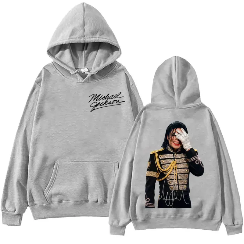90's Classics Michael Jackson Graphic Hoodies Men Women Harajuku Rock Style Pullovers Vintage Fashion Long Sleeve Sweatshirts — image 10