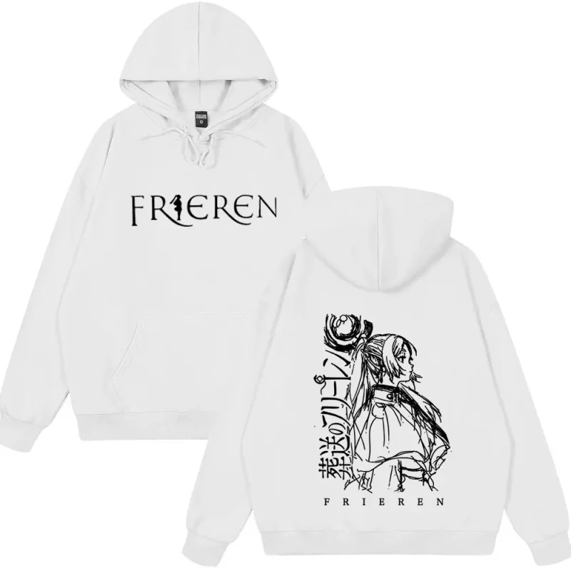 Anime Frieren: Beyond Journey's End Hoodies Men's Women Clothes Fashion Fleece Sweatshirts Winter Fashion Funny Style Clothing — image 3
