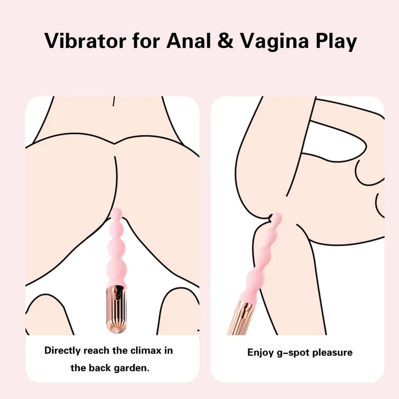 Anal Bead Vibrator For Women Vagina Clitoris Stimulator Vibrating Butt Plugs Male Prostate Massager Anus Sex Toy Couple Sex Toy — image 3
