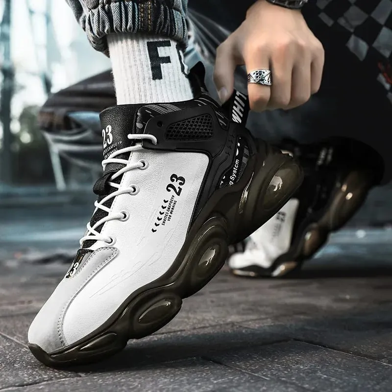 Men's Outdoor Casual Sports Shoes Running Shoes Comfortable Breathable Leather Upper Durable Rubber Sole — image 4