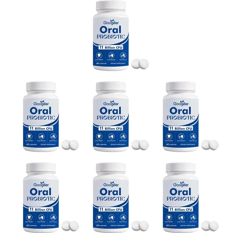 Googeer Oral Probiotic Lozenges 11 Billion CFU Mint Flavor Supports Oral Gum Throat Health and Fresh Morning Breath 60 Lozenges — image 13