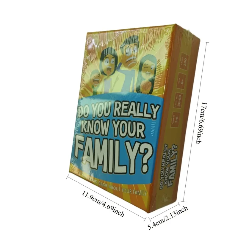 Do You Really Know Your Family Gathering Casual Puzzle Card Game