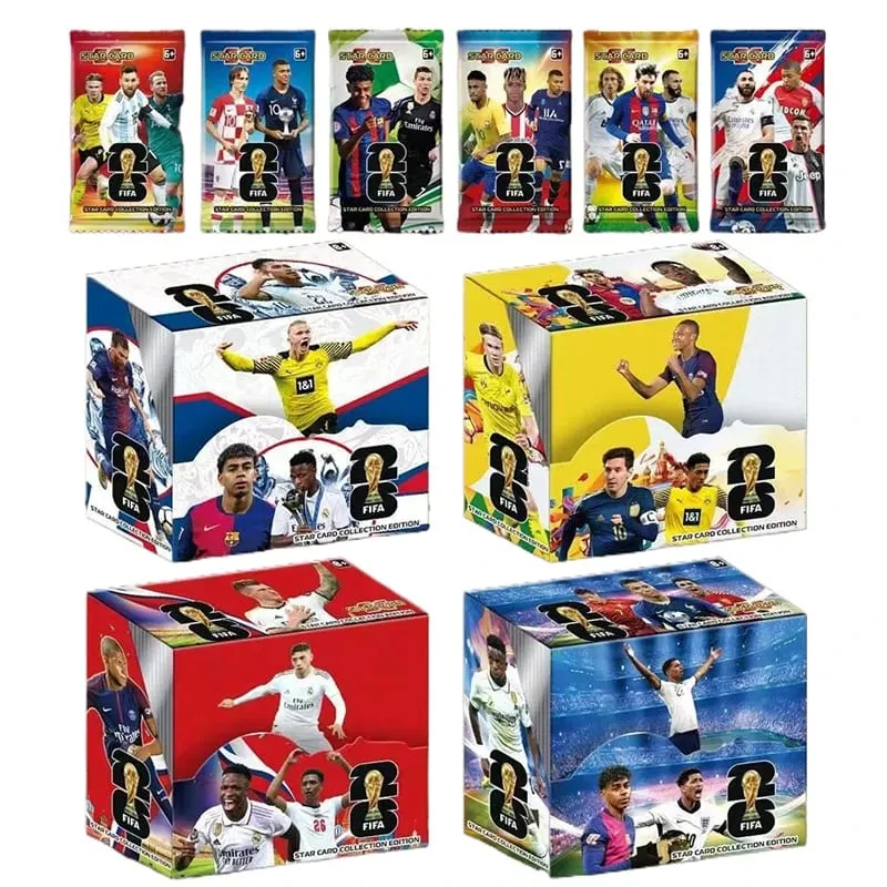 In Stock Panini 2026 New FIFA World Cup Soccer Cards Pack Panini Football Star Cards Soccer Memorabilia Collection Football Card — image 1