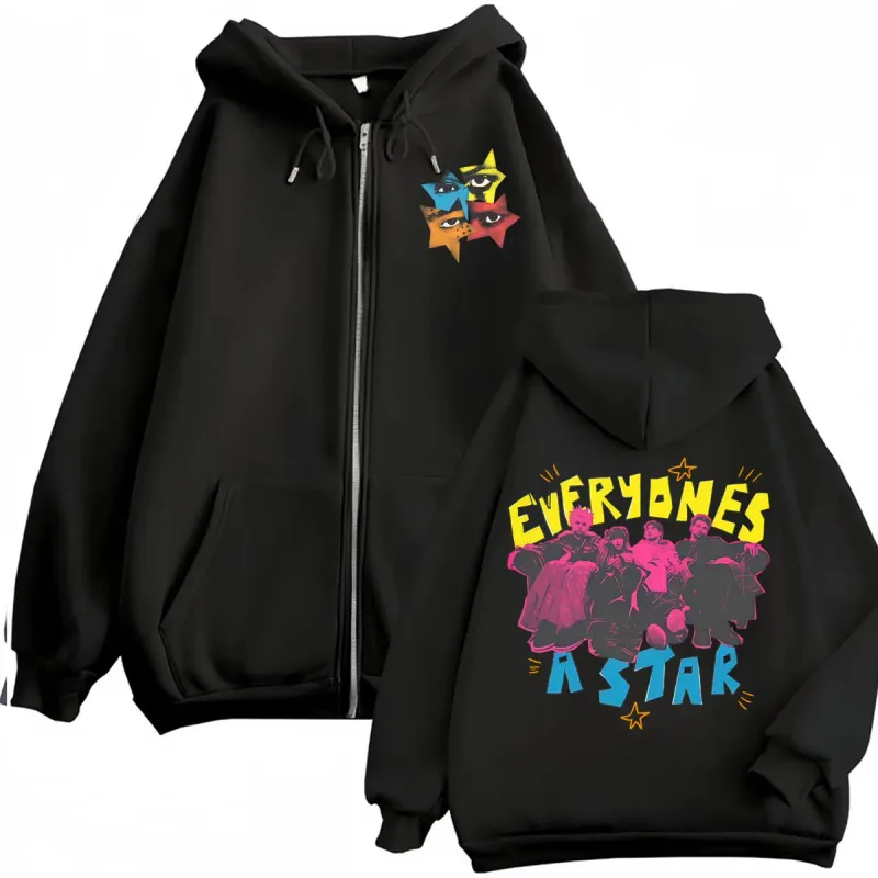 5 Seconds of Summer Everyone's A Star World Tour Zip Up Hoodies Men Women Harajuku Hip Hop Gothic Jacket Sweatshirt Hoodie Coats — image 18