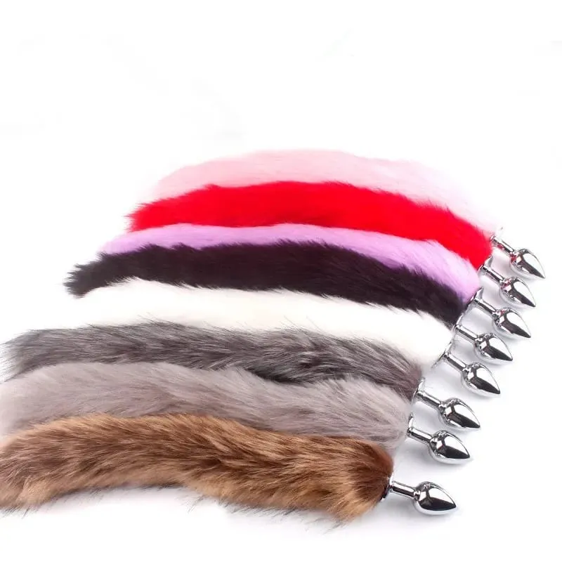 Metal Butt Plug Sexy Fox Tail Role-playing Games Lovers Adult Sex Toys Masturbation Stimulation Massager For Women Men Couple — image 1