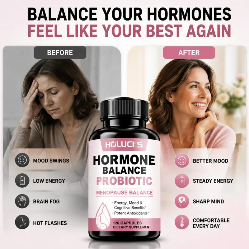 Hormone Balance Probiotic Supports Menopause Balance Relieves Fatigue Mood Swings Improve Digestion & Metabolism — image 3