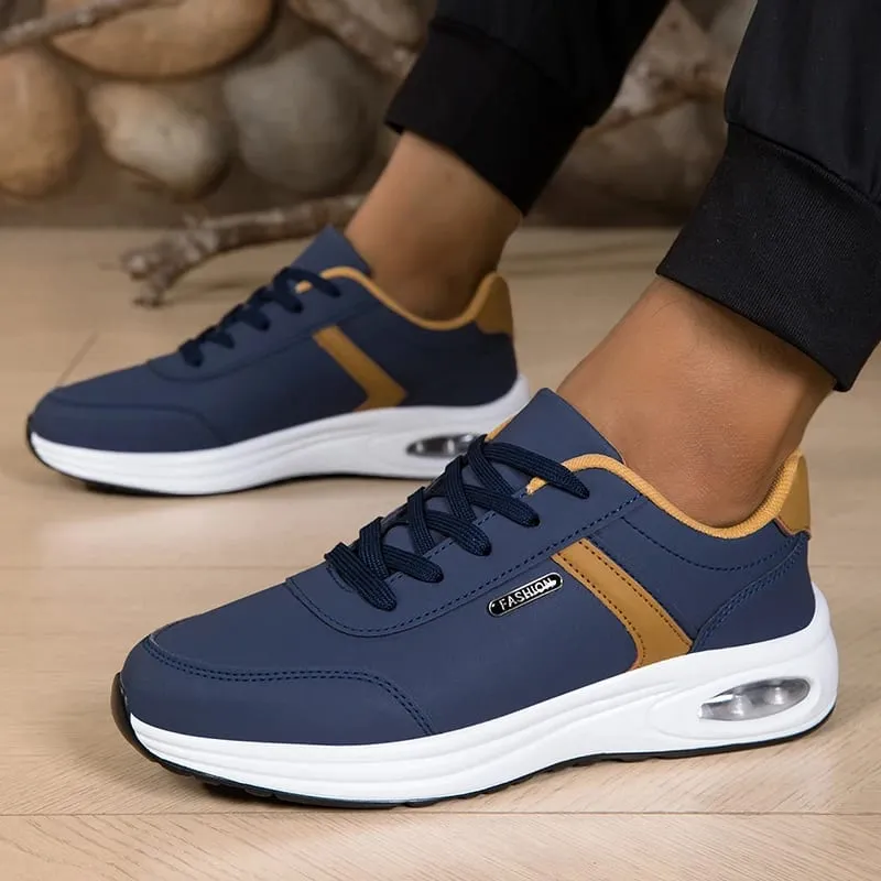 Men's Casual Sports Shoes Waterproof Walking Sports Shoes Casual Men's Leather Sports Shoes Non-slip Shoes Men's Tennis Shoes — image 5