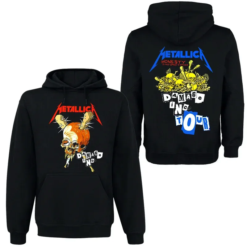 Band Rock Dark Wind Hoodie Men's Street Hip Hop Top Comfortable Hooded Sweater Fall_Winter Personality Men's Clothing — image 16
