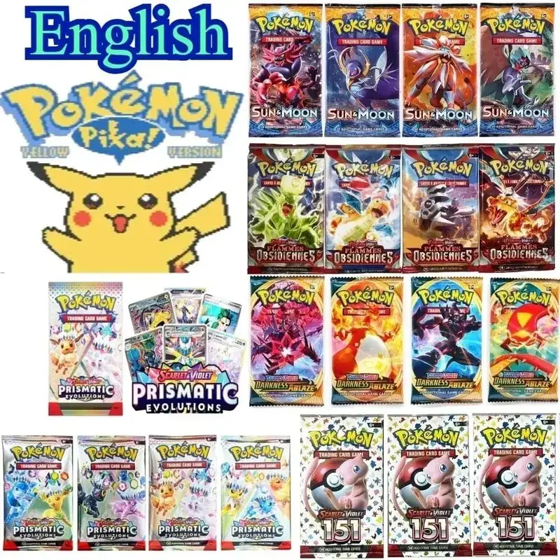 Pokemon Card Scarlet Violet Prismatic Evolutions English Booster 360Pcs Battle Trading Collection Κάρτες παιχνιδιών 40 ανά κουτί — image 2