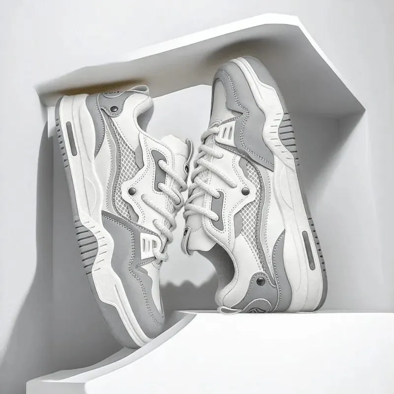 Casual Shoes for Men Board Shoes Patchwork Skating Sports Running Sneakers Non-Slip Soles Fashion Mens Sneakers Tenis Masculino — image 2