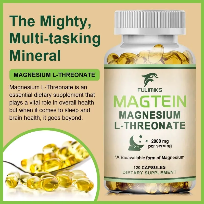 Magtein Magnesium L-Threonate Supplement Clinically Studied to Boost Brain Magnesium Improve Memory Focus & Restful Sleep — image 6