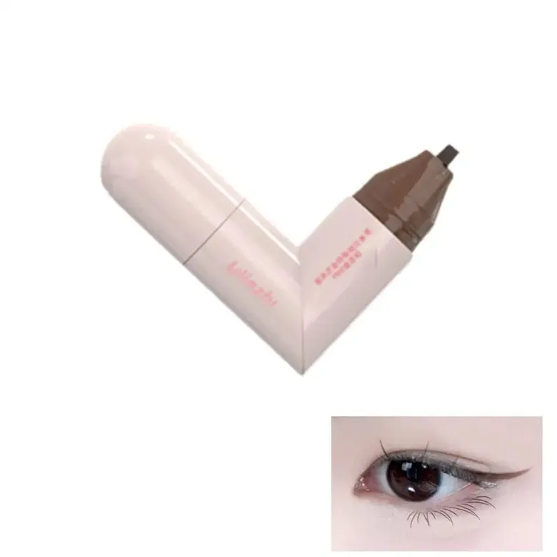FAI DA TE Ruota Eyeliner Timbro Integrato Nero Marrone Doppia Punta Eyeliner Ala Stencil Impermeabile a Prova di Sbavature di Lunga Durata Penna Liquida