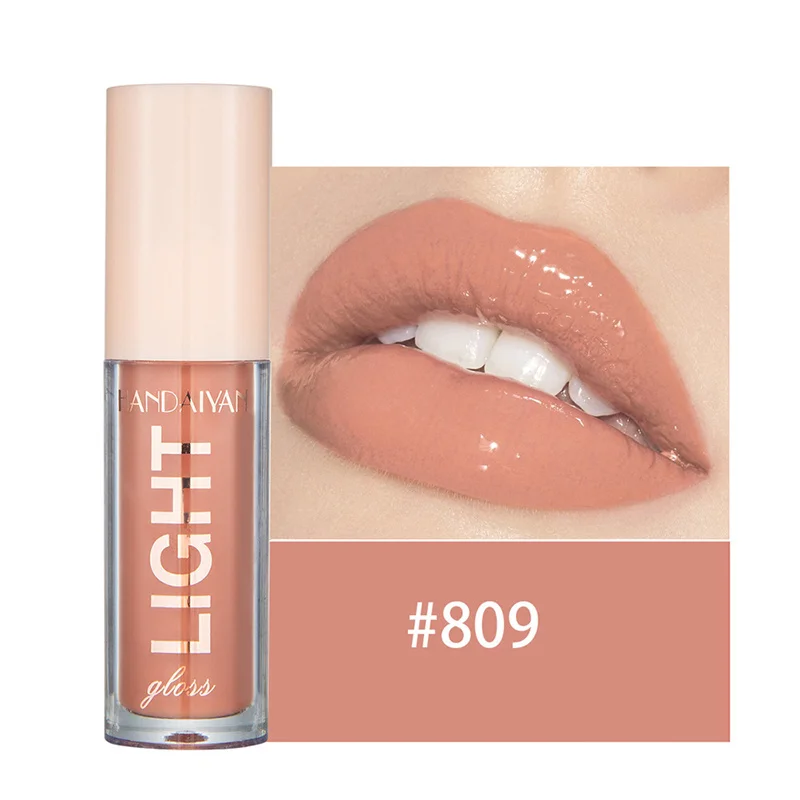 12 barev Mirror Pearl Lesk na rty Dlouhotrvající hydratační lesk Glitter Lip Glaze Vodotěsné sklo Tekutá rtěnka Dámský make-up — image 17