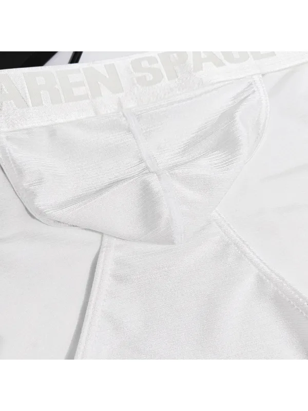 Men's Solid-Color Low-Waist Triangle Underwear Breathable Sexy Bottom Pants Trendy 1-Piece Set Mature Style Promotional Price — image 23