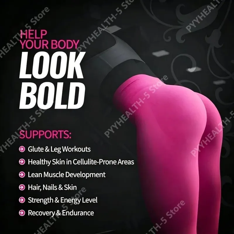 Creatine Monohydrate Powder for Women with Collagen Peptides BCAA L-Glutamine Unflavored Daily Fitness Support 30 Servings — image 3