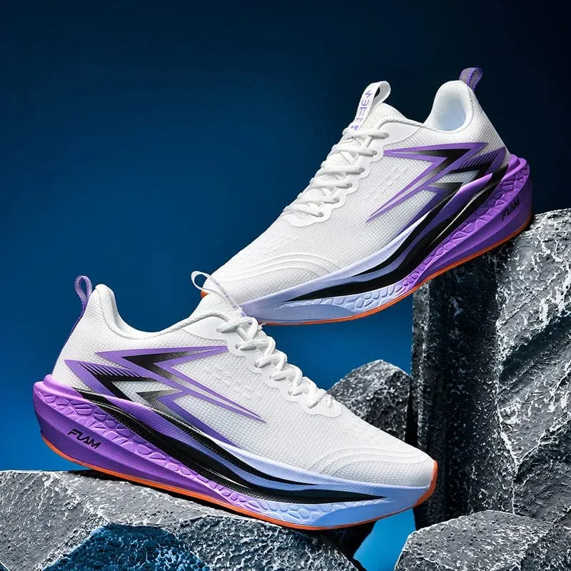 Sports Running Shoes Speciality Marathon Men Breathable Lightweight Carbon Board Women's Comfortable Athletic Nonskid Sneakers — image 6