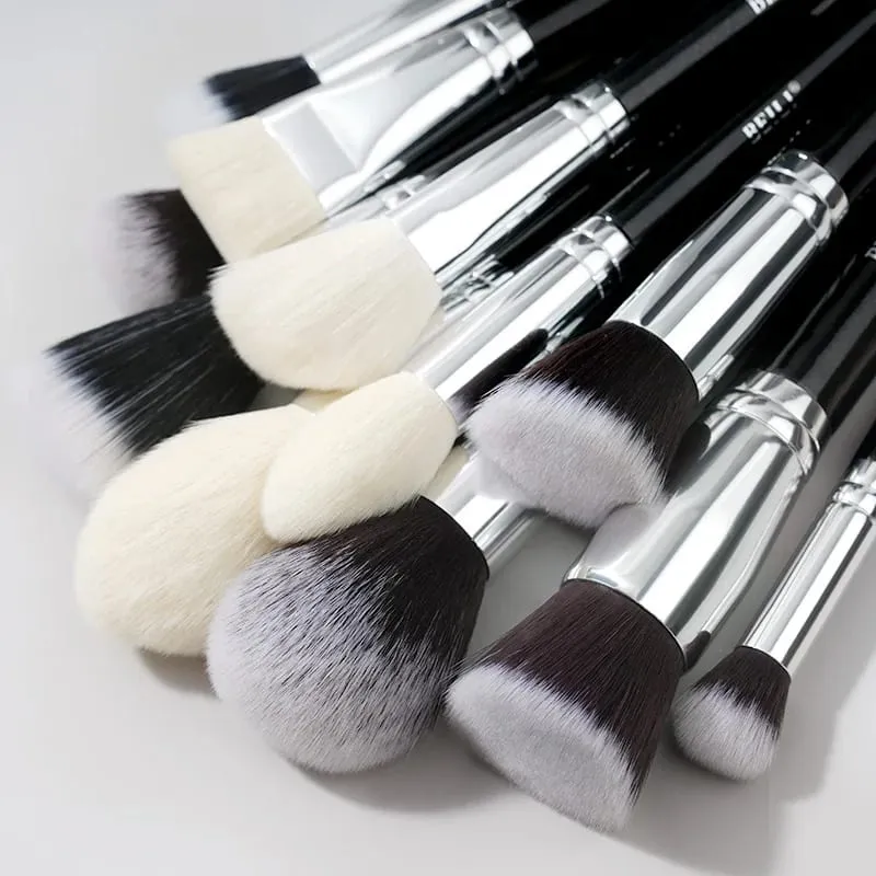 30 PC Premium Professional Makeup Brush Set Natural Goat Hair Foundation Face Powder Blush Cosmetic Brushes — image 5