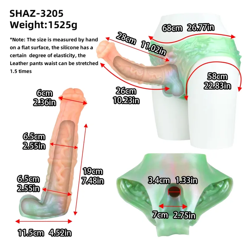3D Horse Penis Shaped Wearable Cock Sleeve Gradient Color Skin-Friendly Liquid Silicone Adult Couple Intimate Sex Toys — image 14