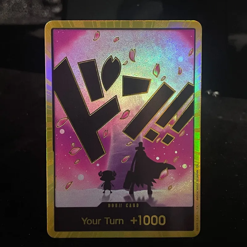 Single PRB02 ONE PIECE GOLD FRAME DON!! Cards Boa Hancock/Shanks/Blackbeard OPCG Don Card The Best Vol.2-English PROXY