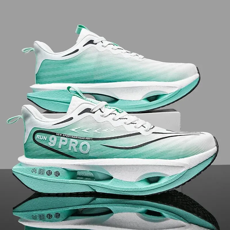 Men Running Shoes Carbon Board Marathon Speciality Sports Air Breathable Lightweight Women's Comfortable Athletic Sneakers — image 2