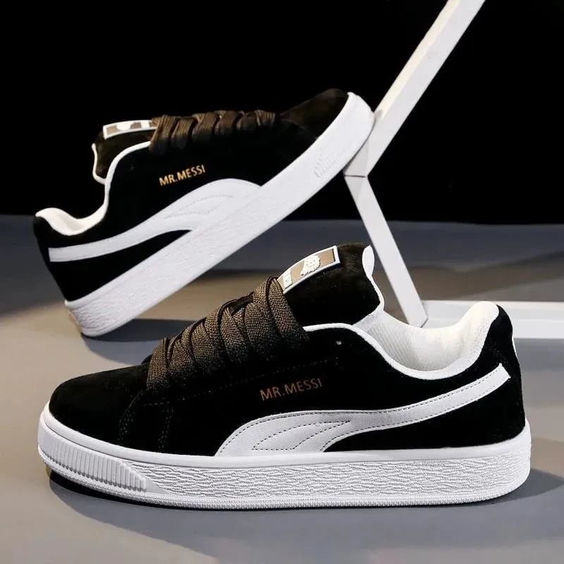 Skate Sneakers、LowTop Casual Board ShoesRetroFlat WalkingTrainers、Lace Up Platform Daily Footwear、Breathable Streetwear Sneakers — image 7