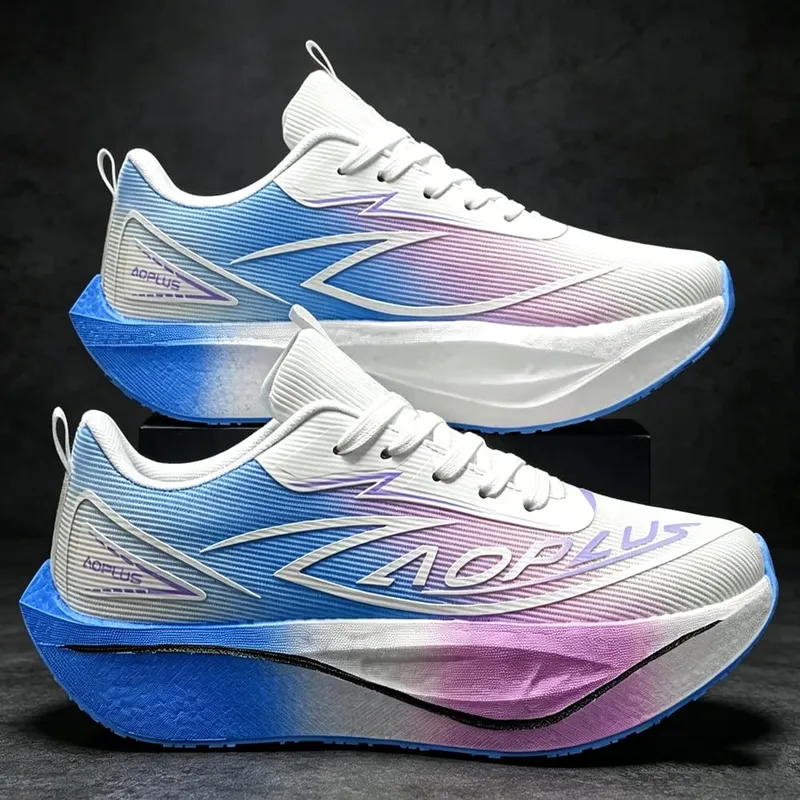 Running Shoes Men Sports Speciality Carbon Board Marathon Breathable Lightweight Women's Comfortable Athletic Nonskid Sneakers — image 8