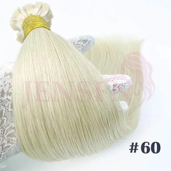 Straight Flat Tip Human Hair Extensions 16"-26" Inch 1g/Strand 100% Hair Extensions Keratin Capsule Fusion Hair For Women — image 14