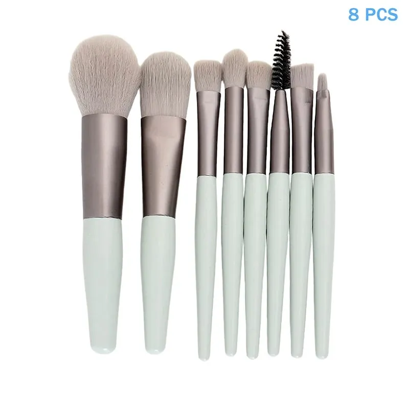 8/13PcsMakeup Brush Set Fluffy Professiona Cosmetic Foundation Powder Eyeshadow Kabuki Make Up Brush Beauty Tool Makeup. — image 18