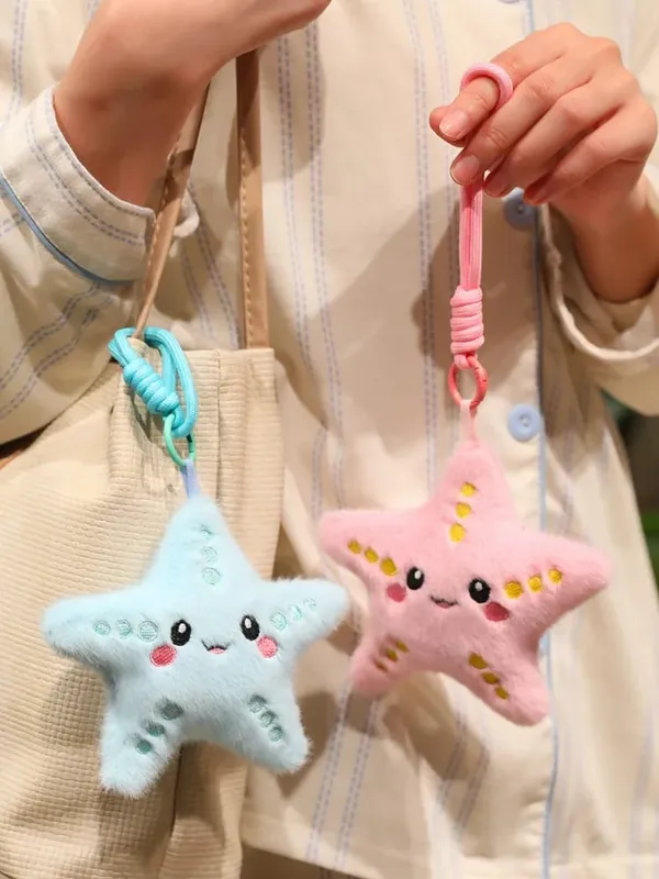 12/43cm Starfish Star Plush Pillow Stuffed Smiling Ocean Animal Colorful Cushion Sofa Chair Decor Present — image 9