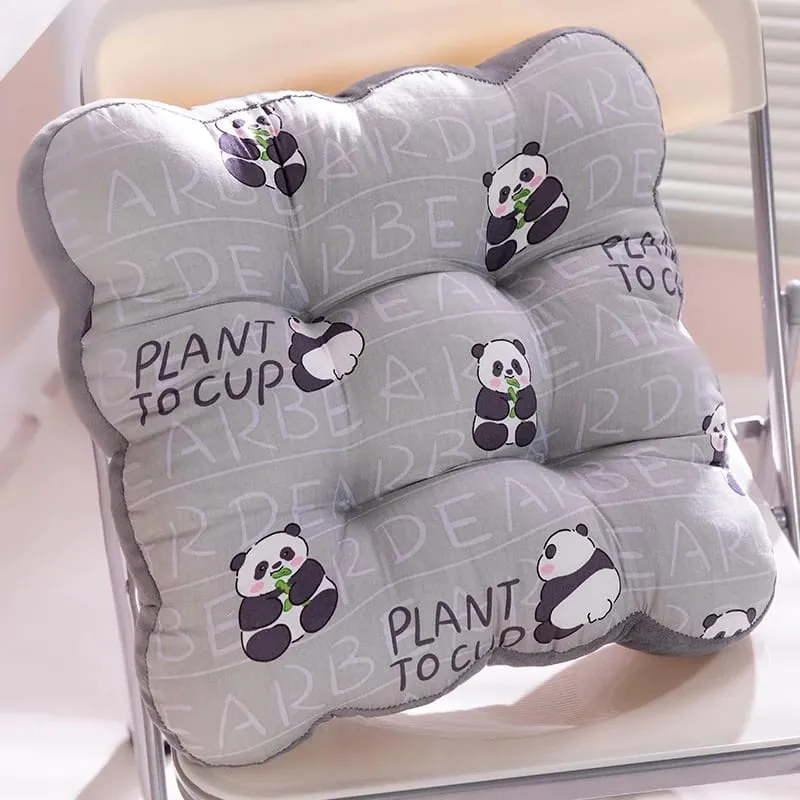 40cm Animal Paradise Kereta Dinosaur Cute Bear Panda Kusyen Kartun Sumbat Plushies Bantal Bantal Kerusi Kereta Alas Tempat Duduk Hadiah Rumah