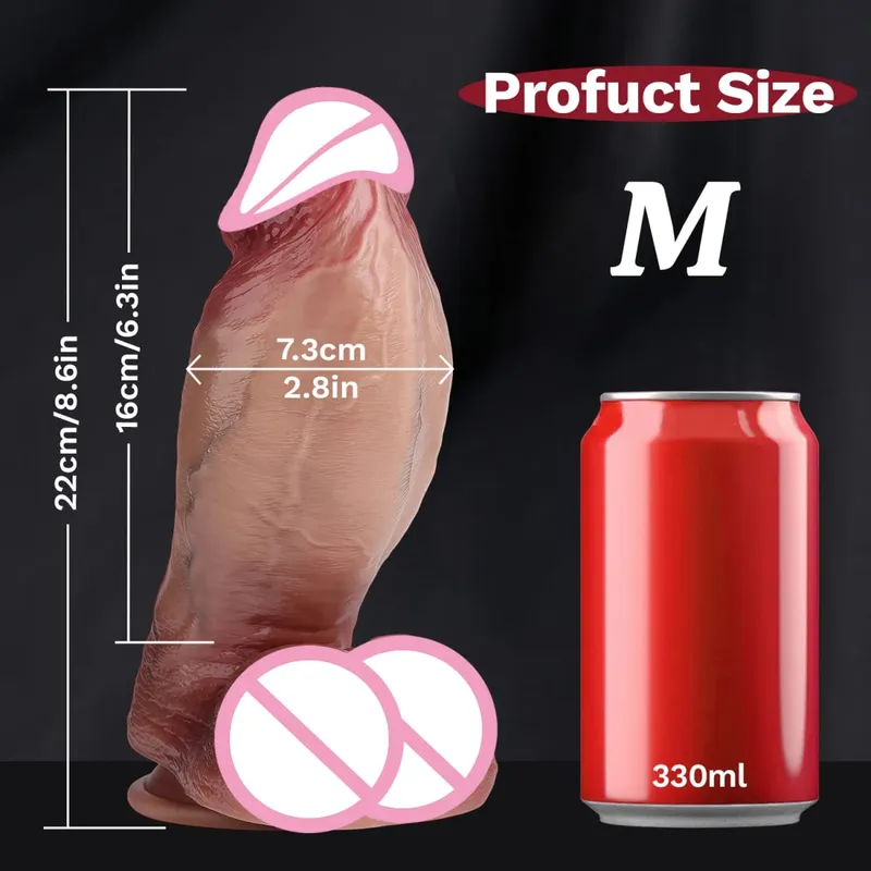 Big Realistic Silicone Dildo with Suction Cup G-Spot Anal Dildos Strapon Dick Butt Plug Masturbat Adult Sex Toys for Man Women