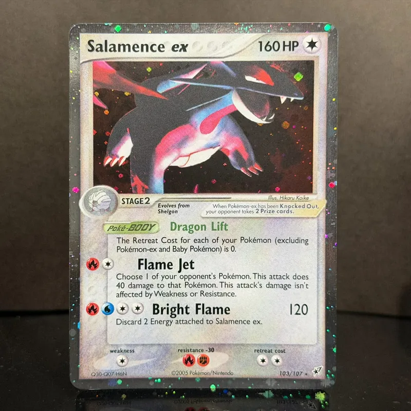 Pocket EX Deoxys Crobat Jirachi Latios Sharpedo Salamence Hariyama Deoxys Rayquaza Cosmos Holo Gold Star UR Proxy Cards — image 19