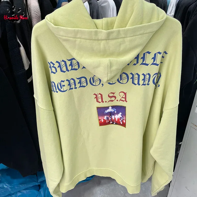 25FW Fashion Streetwear PALY Hoodies Men Woman Vintage Washed Do Old Print Damaged Hip Hop Loose Hooded Pullovers — image 5