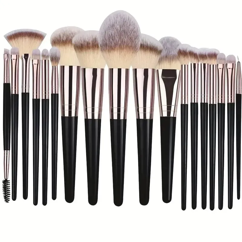 3-20PCS Makeup Brushes Soft Fluffy Makeup Brush Set Cosmetic Tools for Foundation Powder Eyeshadow Kabuki Blending Beauty Tool
