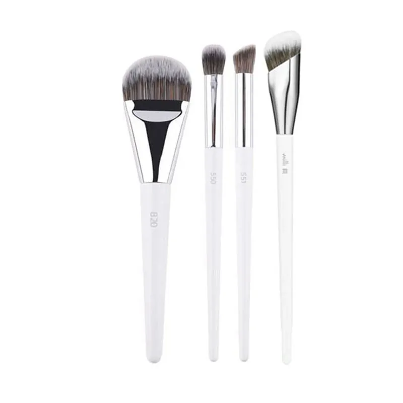 1pc White Powder Makeup Brushes 3D Liquid Foundation Base Make up Brush Eyeshadow blending Detail Face Eye Concealer Beauty tool