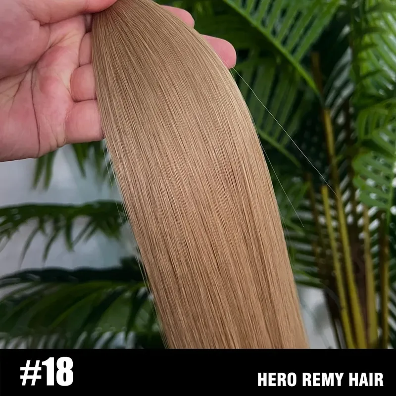 Natural PU Skin Weft Invisible Injection Tape In Human Hair Extensions Double Side Blonde Tape Ins Hair Extensions 2.5g/pieces