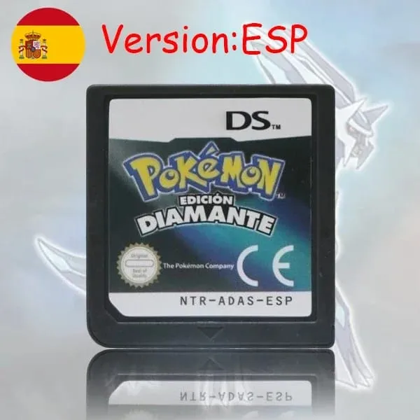 Pokemon Series DS ตลับเกม Diamond Platinum Pearl HeartGold SoulSilver สีดำสีขาวหลายภาษาสำหรับ NDS/2DS — image 18