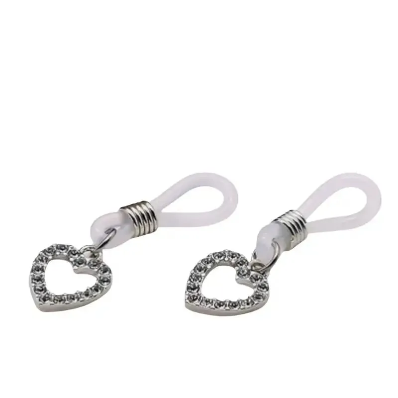 New 1Pair Heart Gem Nipple Clamps Small Bell Nipple Stimulator Sexy Adjustable Clitoris Clip Adult Sex Toys For Women