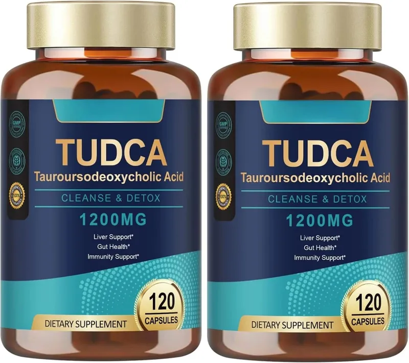 Bile Salts 120 Capsules Ultra Strength Pure TUDCA Liver Supplements Liver and Gallbladder Cleanse & Repair Vegan — image 8