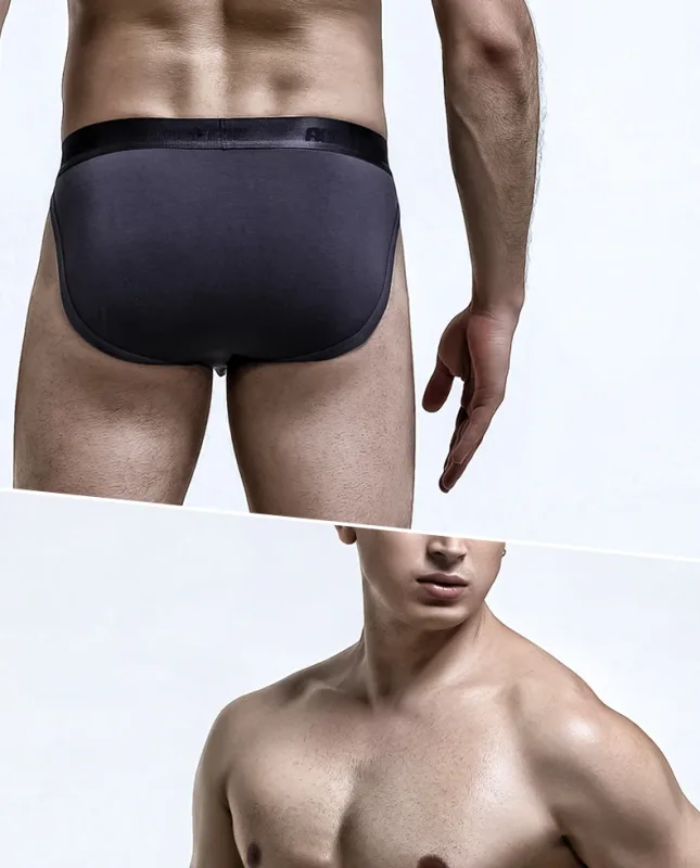 Men's Ice Silk Separated Pouch Briefs, U Convex Scrotal Support, Breathable Anti-Varicocele Design Underwear — image 23
