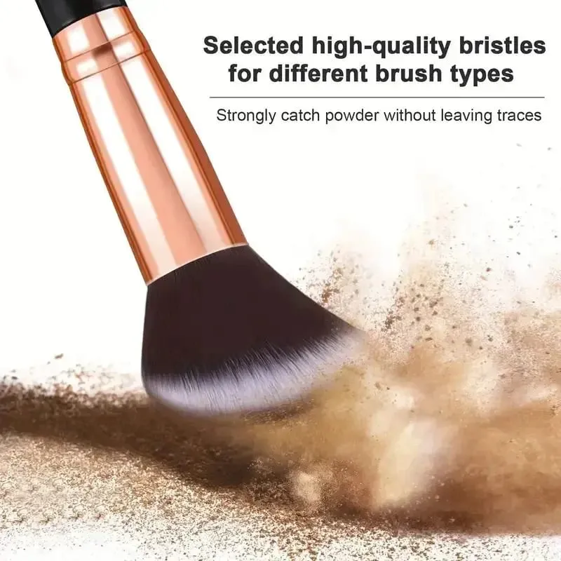 10/20Pc Marbling Handle Makeup Brushes Set Powder Foundation Eyeshadow Lip Blush Make Up Brush Set Professional Beauty Tools Kit