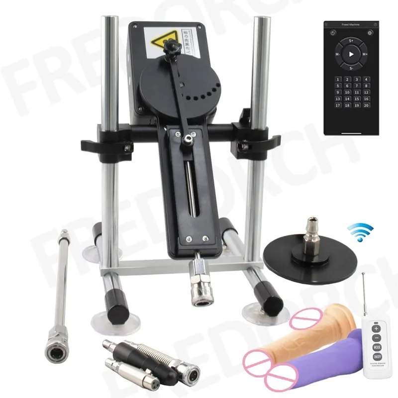NEW Automatic Sex Machine for Couples with Dildo Attachments Vibrator Adult Toy for Men Women Female Masturbation Vagina 70W