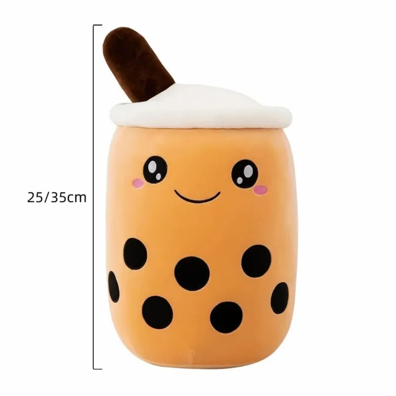 Nový 25/35 cm Bubble Tea Polštář Soft Cushion Polštář Boba Polštář Home Decor — image 7