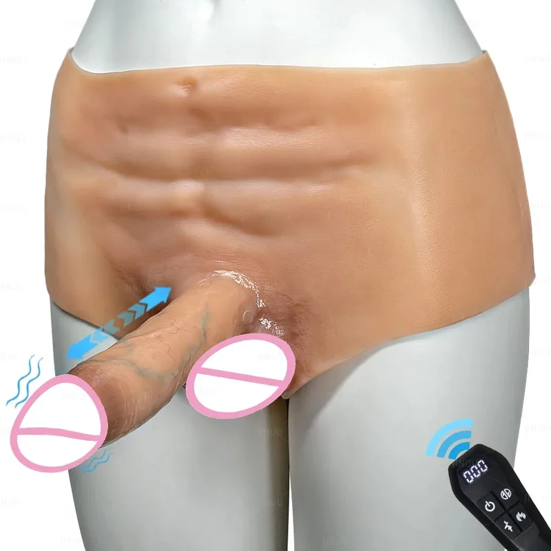 Wearable Thrusting Rotation Dildo Vibrator Electric Realistic Penis Masturbator Couple Sex Shorts Dildo For Women Sex Toys 18+ — image 2