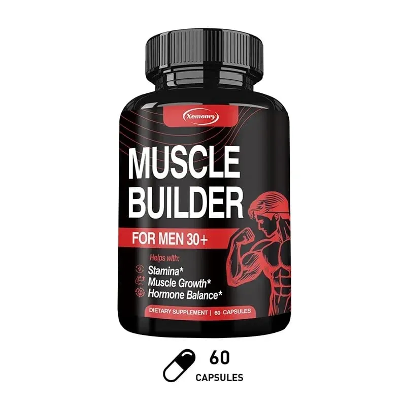 Muscle Builder Supplement - Hormone Balance Muscle Growth and Strength Promote Metabolism Improve Athletic Performance — image 8