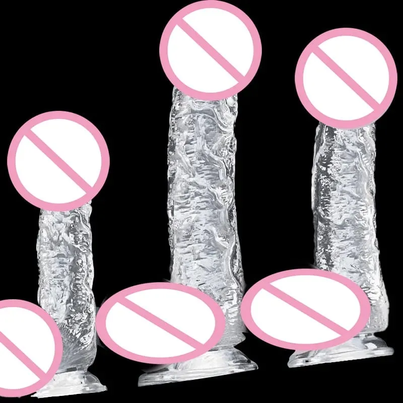 Transparent Realistic Dildo Strong Suction Cup Adult Sex Toys for Women Gay Anal Masturbation Realistic Dick Sex Toys Big Dick18 — image 6